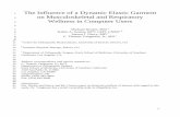 The Influence of a Dynamic Elastic Garment on Musculoskeletal and Respiratory ... · 1 1 The Influence of a Dynamic Elastic Garment 2 on Musculoskeletal and Respiratory 3 Wellness