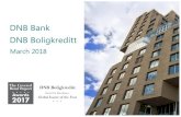DNB Bank DNB Boligkreditt · DNB Bank DNB Boligkreditt . 2 Content •DNB – A Brief Overview •The Norwegian Economy •Financial Targets, Performance and Capital •Loan Book