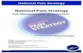National Pain Strategy - Chronic pain · National Pain Strategy ... Dr Roberta Chow General Practitioner; Research Associate, Nerve Research Foundation, ... A/Prof Leigh Atkinson