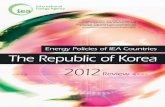 Energy Policies of IEA Countries - Korea 2012 Revie · Energy Policies of IEA Countries 2012 Review The Republic of Korea Please note that this PDF is subject to specific restrictions