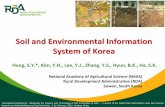 Soil and Environmental Information System of Korea · Soil and Environmental Information System of Korea International Conference Advancing the Science and Technology of Soil Information