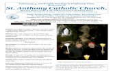 February 4, 2018|Fifth Sunday in Ordinary Time Welcome …resources.razorplanet.com/515831-6847/1326806_2018Week10Feb4...Welcome to St. Anthony Catholic Church, ... 7:00am Ronald Leto