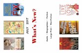 Whats new list - Wollondilly Library new list July... · BLACKBURN, Elizabeth The Telomere effect 612.7 / BLAC BLAKENEY, Justina The New Bohemians 747 / BLAK BLAZEY, Clive There is