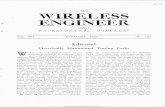 THE WIRELESS ENGINEER - americanradiohistory.com Wireless/30s... · z THE WIRELESS ENGINEER January, 1935 ... inertia the electrons do not respond imme- ... magnetic field), ...