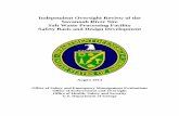 Review of the Savannah River Site Salt Waste Processing Facility Safety Basis … ·  · 2013-09-24Independent Oversight Review of the Savannah River Site Salt Waste Processing Facility