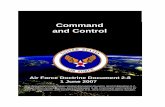 AFDD 2-8 Command and Control - Federation of … INTRODUCTION PURPOSE This Air Force Doctrine Document (AFDD) establishes doctrinal guidance for command and control operations to support