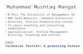 [PPT]Technical Textiles - UMT - University of Management … 3/3... · Web viewTypes of Technical Textiles Mechanical functions (Mechanical resistance, Reinforcement of materials,