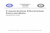 Construction Electrician Intermediate ELECTRICIAN ADVANCED ... continuation of information covered in the Construction Electrician Intermediate ... vi INSTRUCTIONS FOR ...