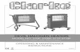 DEVIL HALOGEN HEATERS - dccf75d8gej24.cloudfront.net 370 series... · operating & maintenance instructions gc0614 devil halogen heaters model no: 370p, 370sp, 371p 371sp part no: