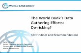 The World Bank’s Datapubdocs.worldbank.org/en/953551457638381169/remittances-GRWG... · The World Bank’s Data Gathering Efforts: ... e Regions Authorities: ... banking authorities