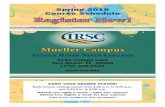 Mueller Campus - Indian River State College · Spring 2016 Course Schedule Mueller Campus IndIan RIveR State College 6155 College Lane Vero Beach, FL 32966 (772) 226-2500 EARN YOUR