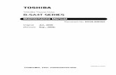 TOSHIBA Thermal Printer B-SA4T SERIES - … IN JAPAN TOSHIBA Thermal Printer B-SA4T SERIES Document No. EO18-33016A Original Jul., 2005 (Revised Sep., 2005) Maintenance Manual ...