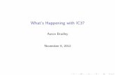 What's Happening with IC3? - Stanford CS Theorytheory.stanford.edu/~arbrad/slides/HVC12.pdfGoal: Produce priorities for re-introduction based on an incomplete IC3 run ... IC3 is just