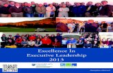 Excellence In Executive Leadership 2013 - Champlain … · Excellence in Executive Leadership Executive leadership practice is a fluid process requiring attention to self, skills,