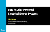 Future Solar -Powered - Het Koninklijk Instituut Van ... et al. Nature Commun., 4 (2013), Han et al., ChemSusChem 7, 2832 (2014), TU Delft Power electronics: SMA products “Imagination