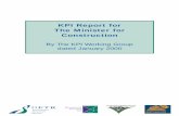 KPI Report for The Minister for Construction · The KPI Groups 8 The Key Project Stages 8 Interpretation of the Key Project Stages 9 The KPIs 10 The Level of KPIs 11 The Supply Chain