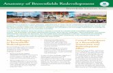Anatomy of Brownﬁ elds Redevelopment · – 3 – efforts complement the reuse goal and that stakeholders are invested in the redevelopment process. All critical stakeholders should