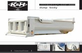 Semi-elliptical dump body - Work Trucks and Trailers - …drakeequipment.com/.../uploads/2014/05/KH6833-Dumpbody.docx · Web viewSemi-elliptical dump body [ ConstruCtion ] K&H Manufacturing