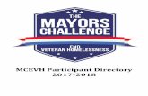 MCEVH Participant Directory 2017-2018 Challenge... · Judge-Executive Gary Moore Burlington KY 4 Republican Active Mayor Ronald Jones Burnside KY 5 Republican Active Mayor Larry Jolly