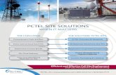 THE CHALLENGE THE SOLUTION: PCTEL KITS - …€¦ · THE SOLUTION: PCTEL KITS Efficient and Effective Cell Site Deployment ... SeeGull® IBflex® and MXflex® Scanning Receivers SeeWave™