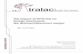 The impact of WTO law on foreign investment: the Walmart ...€¦ · 1. Introduction The main focus of this paper is the effect on the local establishment of foreign companies. The