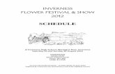 SCHEDULE - Inverness Festivalsinvernessfestivals.com/flowerfestival/2012_schedule.pdf · The Inverness Floral Art club meets on the second ... The Highland Bonsai Society aims to