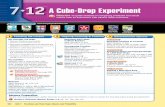 A Cube-Drop Experiment - Everyday Math ·  632 Unit 7 Fractions and Their Uses; Chance and Probability Advance Preparation For the cube-drop experiment, gather shoe box or …