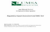 Regulatory Impact Assessment and SMEs Testbetteregulation.lumsa.it/sites/default/files/betteregulation/IA... · Regulatory Impact Assessment and SMEs Test ... policy development process
