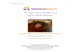 The Naked Archaeology Tour - Samson Tourssamsontours.com/files/brochures/82-the-naked-archaeology-tour.pdf · The Naked Archaeology Tour Led by: Simcha Jacobovici ... All park fees