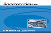 Construction Industry Digest - Free OSHA Info · Construction Industry Digest This informational booklet is intended to provide a generic, ... U.S. Department of Labor Elaine L. Chao,