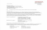 HOND - Safercar · We are submitting this letter in a format consistent with the ... 2013 Honda received a claim via a NHTSA Hotline complaint of an ... Acura automobile dealer.