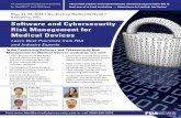 Software and Cybersecurity Risk Management for Medical … · Software and Cybersecurity Risk Management for ... Multi-perspective analysis f. Case study. ... Software and Cybersecurity