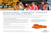 SEASONAL SMARTS DIGEST - Farmers Insurance … SMARTS DIGEST On the road edition: Fall 2017 The digest uses the previous four years’ worth of actual Farmers Insurance® claims from