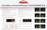 Understanding LOUDNESS - Rexfilm€¦ · L K-filter Mean Square 0dB 0dB 0dB Gate Measured Loudness ITU-R BS.1770-2 Simplified block diagram of multichannel loudness algorithm 10 Log10