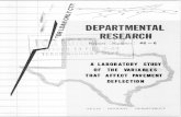 ReH - CTR Library · reh a laboratory study of the variabtes that affect pavement deflection texas highway department . center for transportation research library 111111111 ...