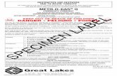 FOR QUARANTINE/REGULATORY USE ONLY ...greatlakes.com/deployedfiles/ChemturaV8/GreatLakes...If Swallowed • Call a poison control center or doctor immediately for treatment advice.