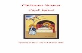 Christmas Novena - St. John Maron Churchstjohnmaronchurch.org/wp-content/uploads/2016/12/Christmas-Noven… · Christmas Novena . دلايملا ... of mind and willing surrender