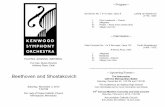 Beethoven and Shostakovich Program for WEB and... · PLAYING. SHARING. INSPIRING. Yuri Ivan, Music Director Anthony Ross, Cello Beethoven and Shostakovich Saturday, November 3, 2012