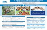 D.S.KULKARNI DEVELOPERS LTD. - rrfinance.com FD Forms/D.S... · FIXED DEPOSIT SCHEMETRUST OF THE INVESTORS MAKES A SUCCESSFUL ORGANIZATION A Commitment that will strengthen your future