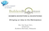WOMEN INVENTORS & INVENTIONS: Bringing an Idea … · women inventors & inventions: bringing an idea to the marketplace. an innovative 69% woman owned iso 9001 & iso 14001 organization