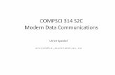 COMPSCI 314 FC Data Communications Fundamentals… · from application development, data communication, ... Physical foundations of data communications ... Satellite communication,