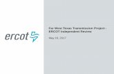 Far West Texas Transmission Project - ERCOT … West Texas Transmission Project - ERCOT Independent Review May 16, ... Voltage Stability Analysis ... 2-XFRMs XFRM Proposed 345/138