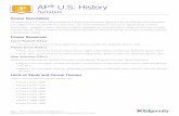 AP U.S. History - Edgenuity Inc. 1 | AP U.S. History Syllabus | © Edgenuity Inc. Course Description This year-long AP U.S. History course provides an in-depth study of American history