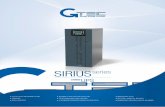 SiriUSseries - Powerguard Battery charger SWBATT Battery The superior technology of a Sirius allows it be used where the site mains power supply is limited in capacity, or has an on-site
