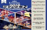 June 6 - June 17 SEASON 2018 Crazy For You Ë June 27 - …lyceumtheatre.org/wp-content/uploads/2018/01/2018-Season-Brochure.pdfCrazy For You. Ë Music by George Gershwin. Lyrics by
