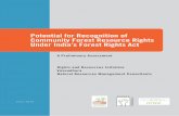 Potential for Recognition of Community Forest Resource ...rightsandresources.org/.../CommunityForest_July-20.pdf · JULY 2015 1 Rights and Resources Initiative Vasundhara Natural