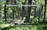 Welcome to Biogeography - Home | University of Colorado …€¦ ·  · 2012-08-26Ecological biogeography (biodiversity patterns, conservation, invasive species, consequences of