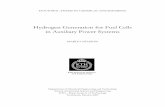 Hydrogen Generation for Fuel Cells in Auxiliary Power Systems201366/FULLTEXT01.pdf · Hydrogen Generation for Fuel Cells in Auxiliary Power Systems ... Hydrogen Generation for Fuel