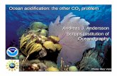 Ocean Acidification: The Other CO2 Problem · Ocean acidification: the other COOcean acidification: the other CO 22 problemproblem Andreas J. Andersson Scripps Institution of Oceanography
