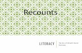 Recounts - High Street, West Cornforth, Ferryhill, DL17 9HP · Monday Can I summarise a recount text?. 1st Storey learning recapping / revising / introducing 2nd Storey learning deepening
